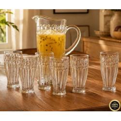 Jogo Jarra 1,15L e 6 Copos 300ml cada