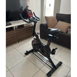 Bicicleta Ergométrica Spinning Indoor FITNESS PRETA E VERMELHA Frete Grátis
